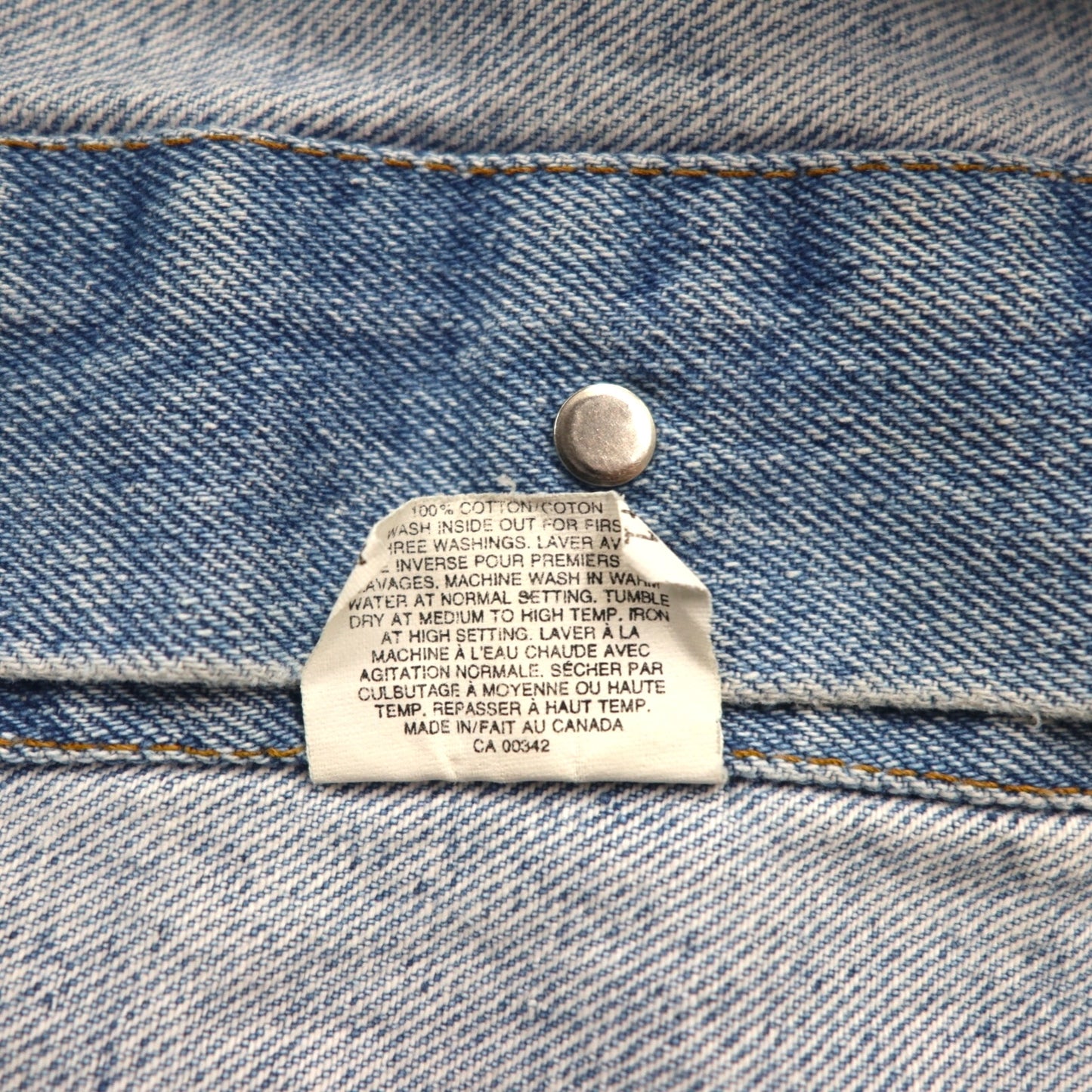 Levi's 90年代 カナダ製 オレンジタブ デニムトラッカージャケット Gジャン L インディゴ 75505-0212