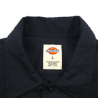 Dickies Work Shirt L Black Polyester Cotton Pocket 574BK Made in Honduras Unused