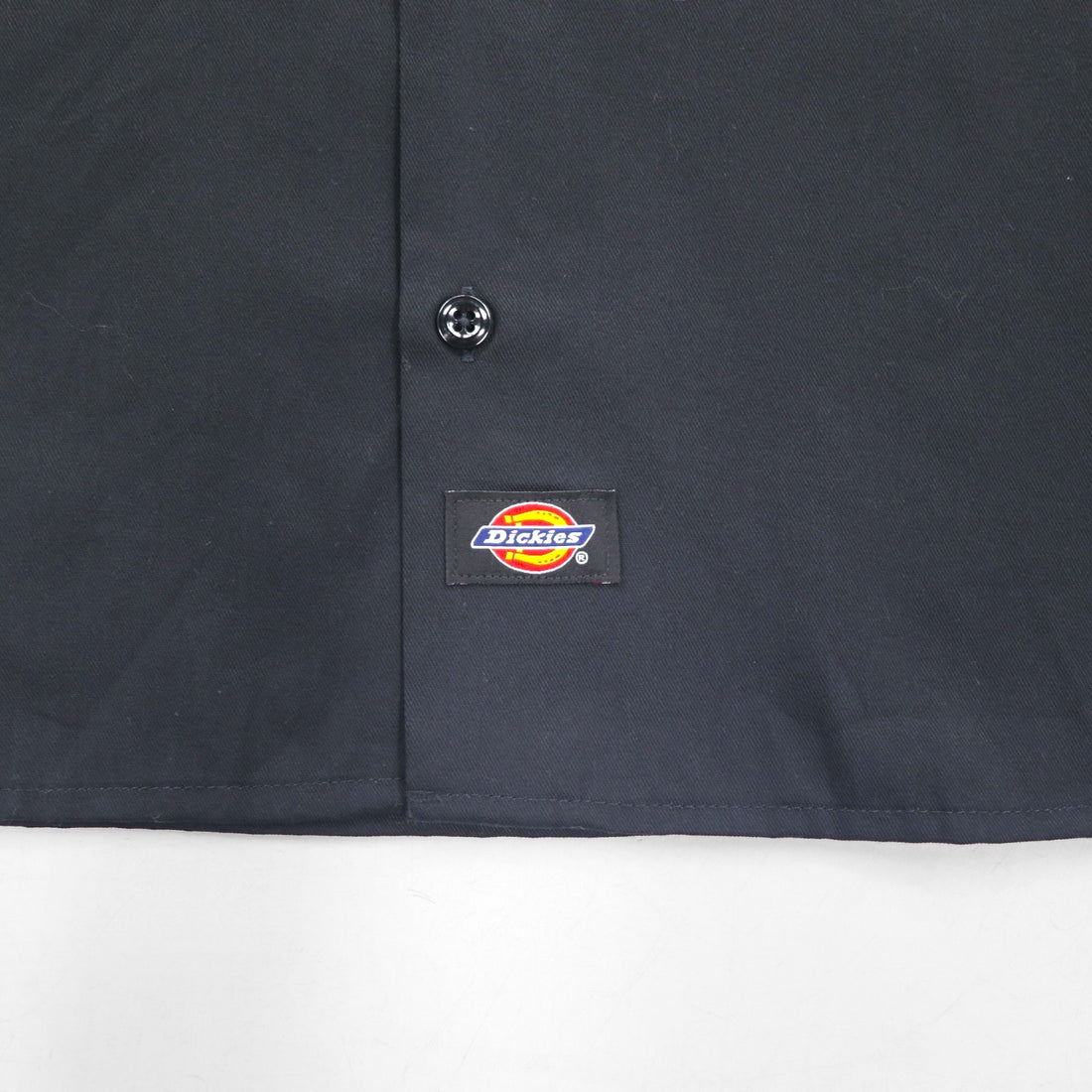 Dickies Work Shirt L Black Polyester Cotton Pocket 574BK Made in Honduras Unused