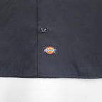 Dickies Work Shirt L Black Polyester Cotton Pocket 574BK Made in Honduras Unused