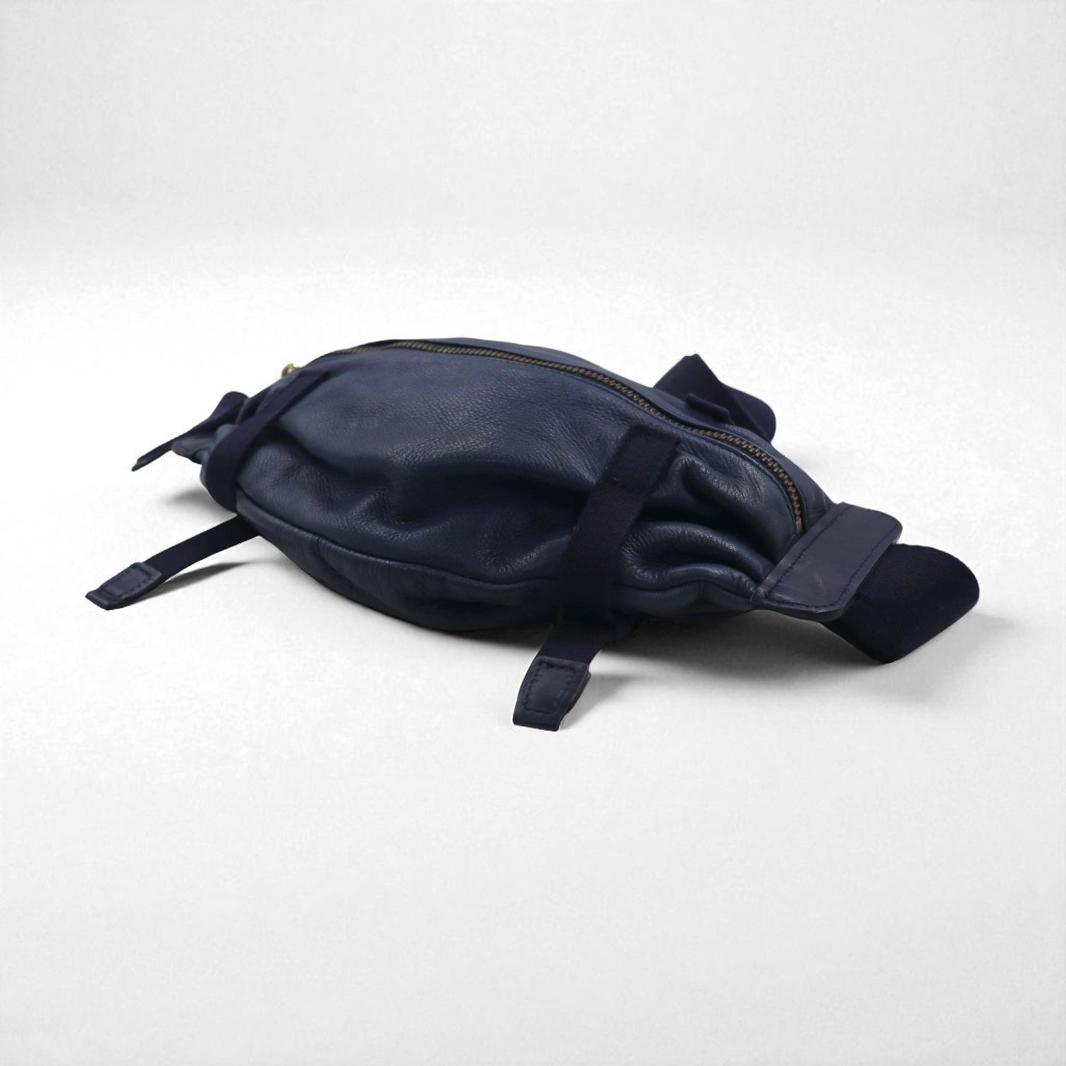 master-piece (MSPC PRODUCT) Navy Leather Body Bag