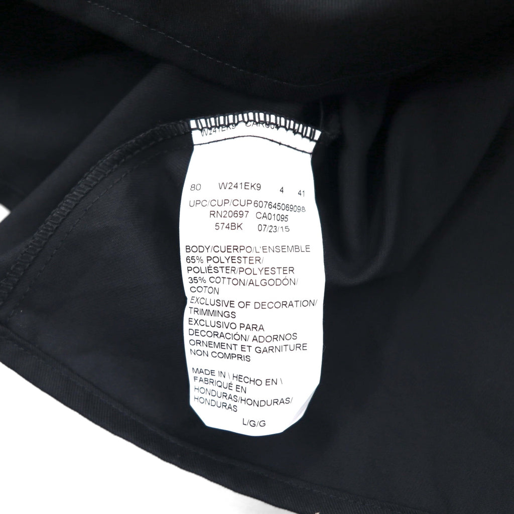 Dickies Work Shirt L Black Polyester Cotton Pocket 574BK Made in Honduras Unused