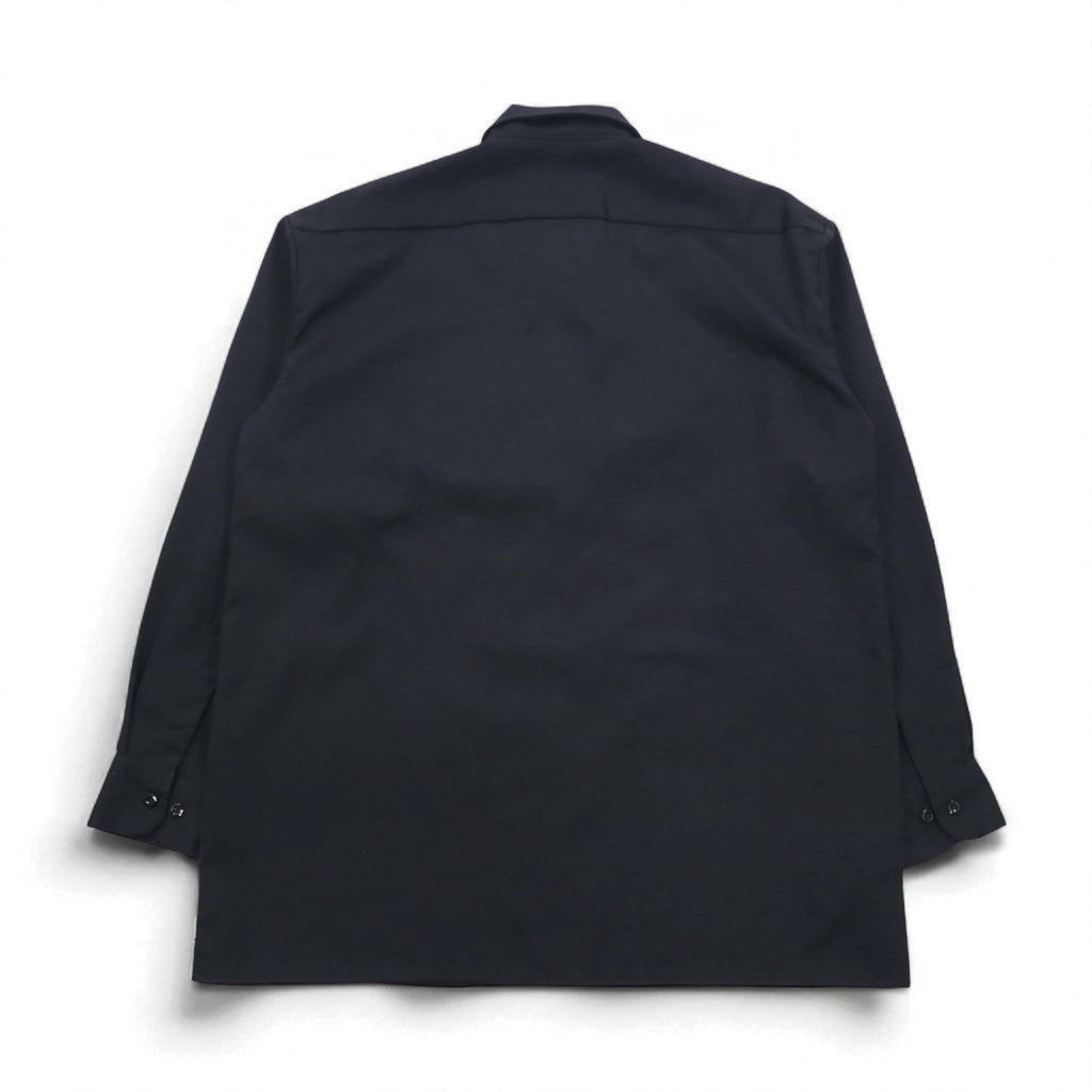 Dickies Work Shirt L Black Polyester Cotton Pocket 574BK Made in Honduras Unused