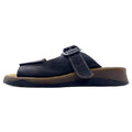 日本然リトテ-古着オンライン-Dr.Martens レザー スライド サンダル 25cm ブラック ロゴ 8A51-Dr.Martens Leather Slide Sandals US7 Black Logo 8A51