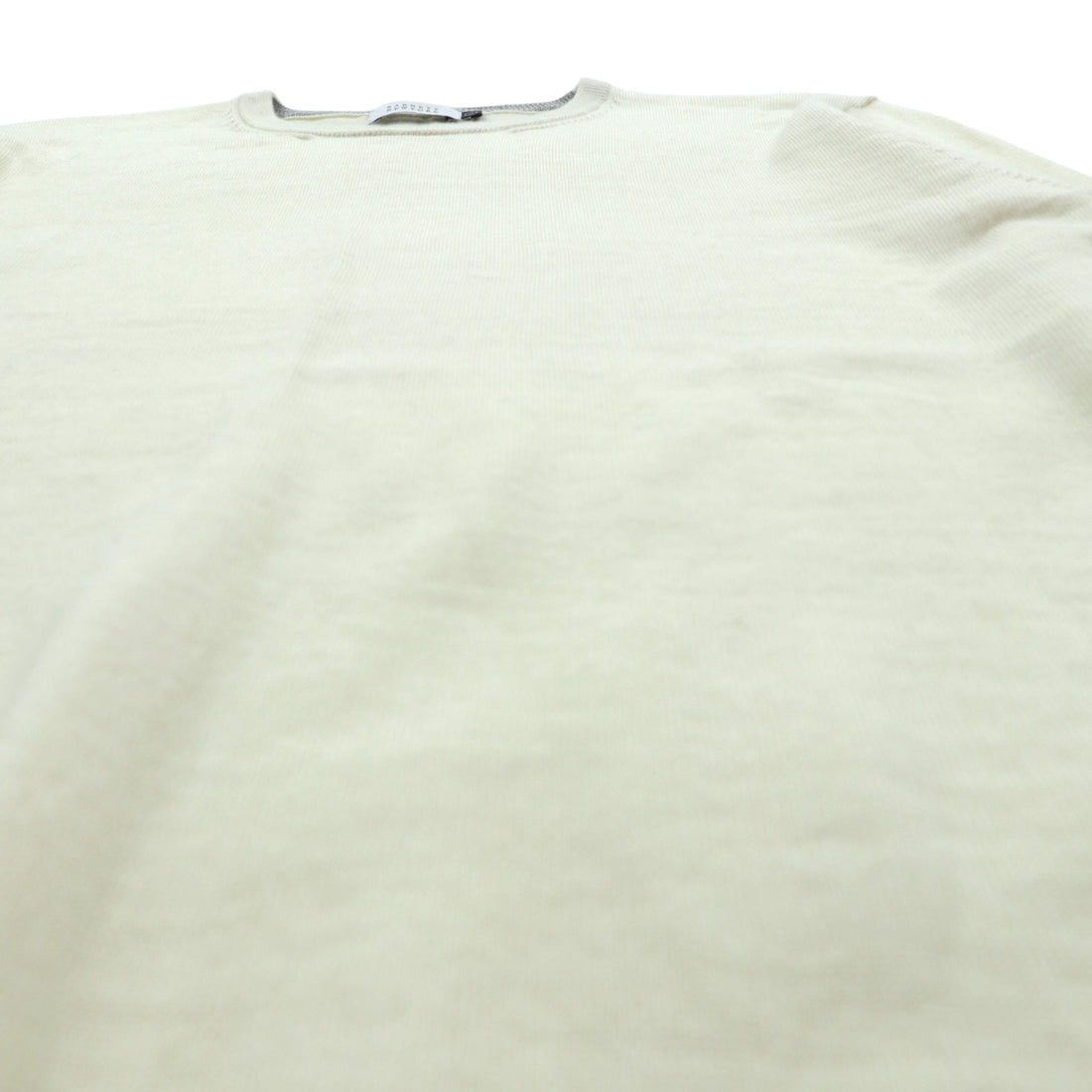 BARNEYS NEW YORK 日本製 ニット セーター L ホワイト ウール 23538519