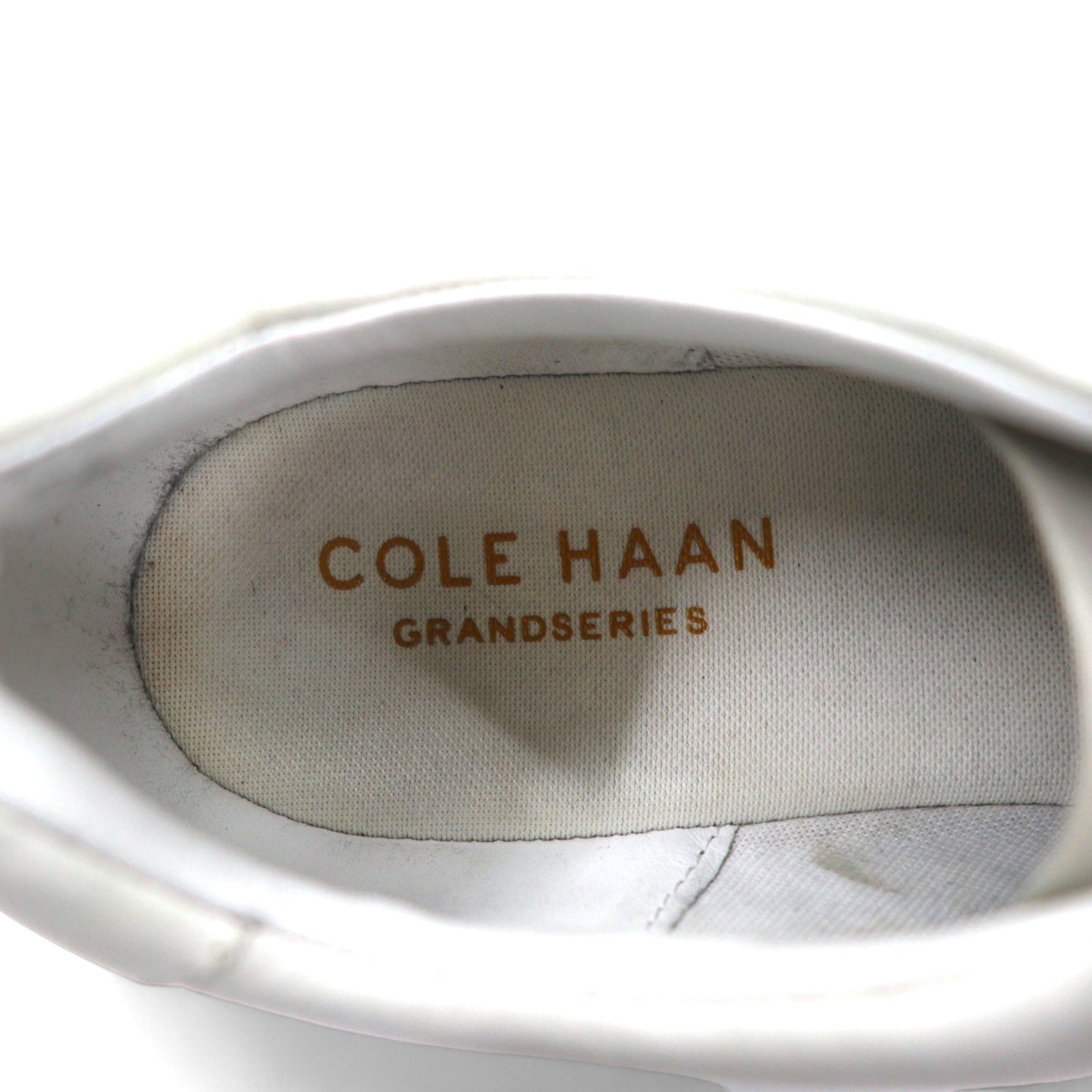 COLE HAAN グランドプロ ラリー レーザー カット スニーカー 27.5cm ホワイト 牛革 C31436