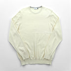 BARNEYS NEW YORK Made in Japan Knit Sweater L White Wool 23538519