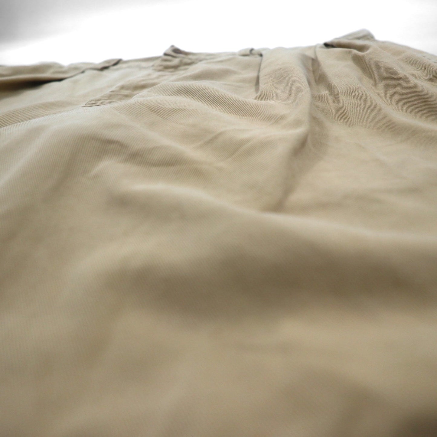 Polo by Ralph Lauren 90年代 ポロチノ TYLER SHORT 2タック ショートパンツ ハーフパンツ M ベージュ コットン