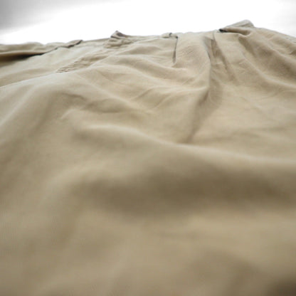 Polo by Ralph Lauren 90年代 ポロチノ TYLER SHORT 2タック ショートパンツ ハーフパンツ M ベージュ コットン