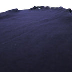 SAINT JAMES French-made high-gauge knit marine sweater, L, navy, wool, sheep's wool, shoulder buttons