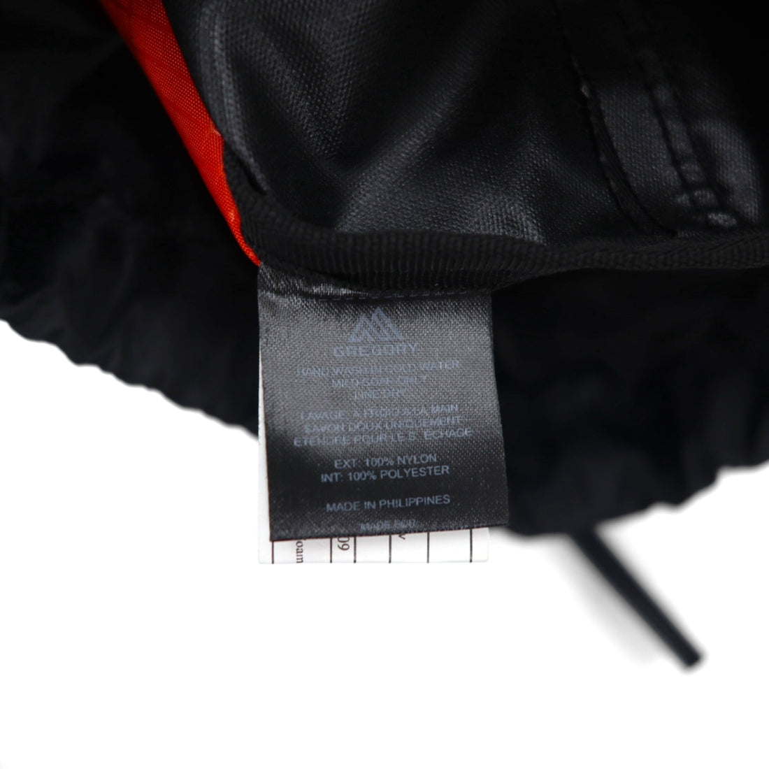 GREGORY NANO 14 Outdoor Backpack Rucksack 14L Black Nylon
