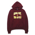 CHAMPION カレッジプリント プルオーバー パーカー S ボルドー ECO FLEECE 裏起毛 ARIZONA STATE SUN DEVILS ニカラグア製