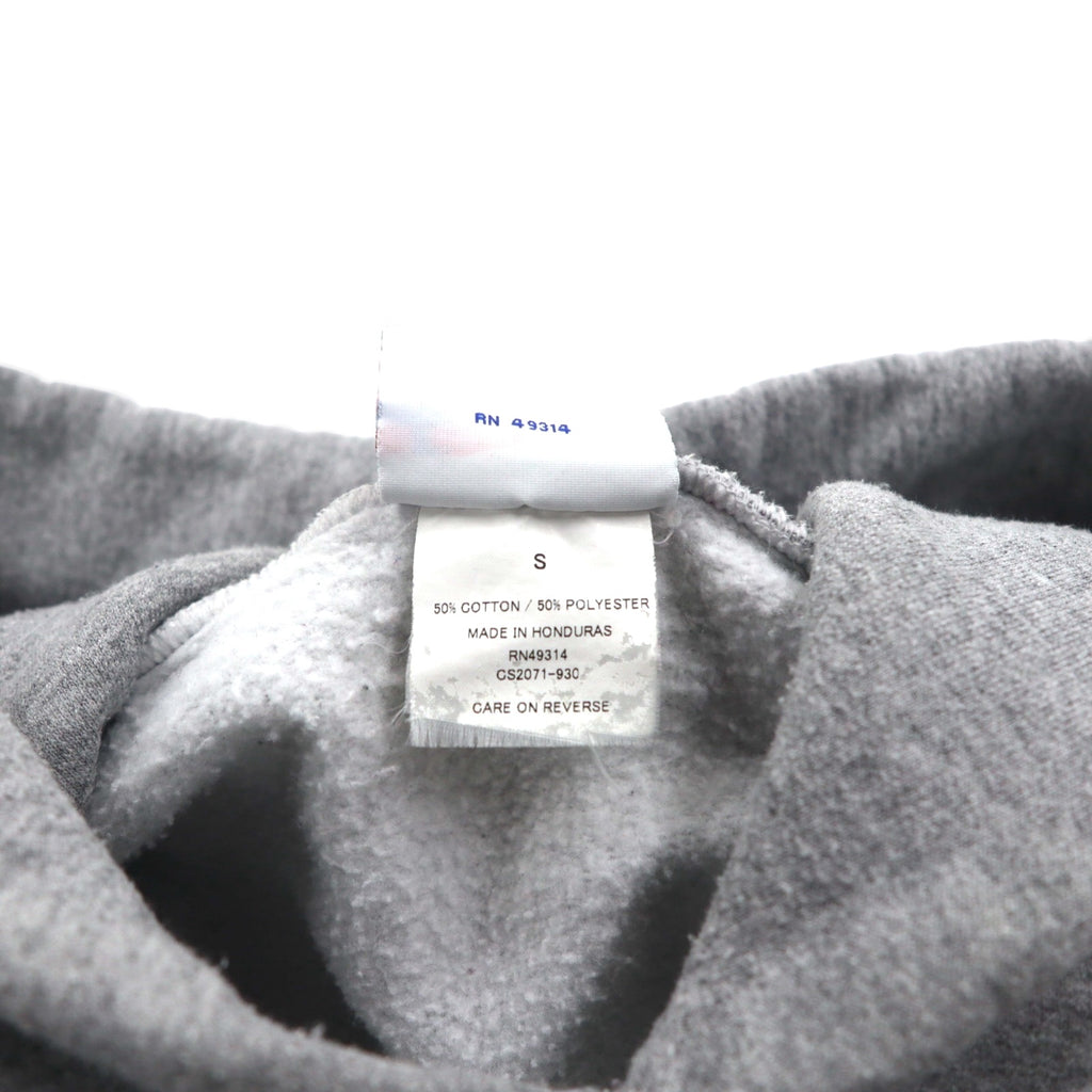 Champion 2000s College Print Pullover Hoodie, Size Small, Gray, Texas Christian University