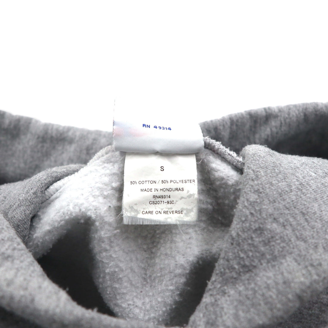 Champion 2000s College Print Pullover Hoodie, Size Small, Gray, Texas Christian University