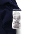 POLO RALPH LAUREN Polo Shirt XL Navy Cotton Pique CUSTOM SLIM FIT Small Pony Embroidery