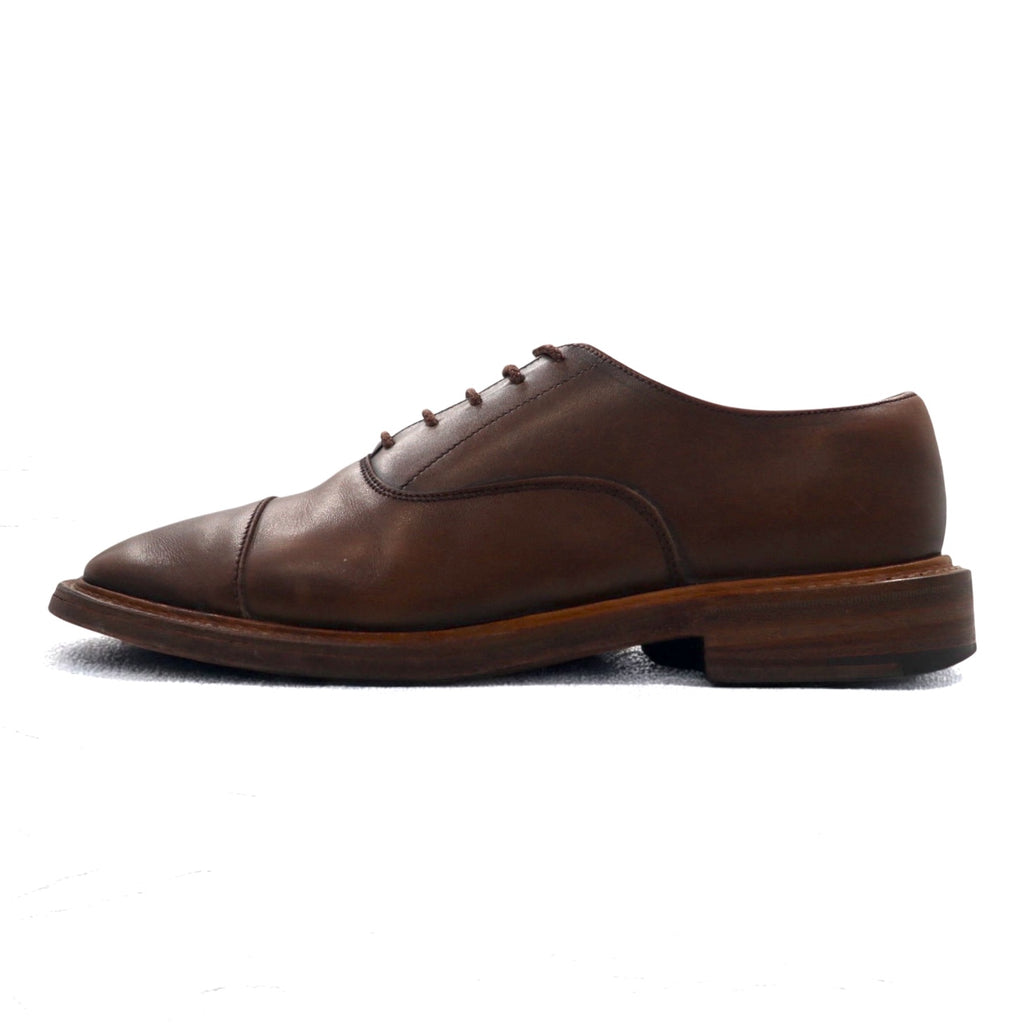 Tricker's x Margaret Howell Made in England Dress Shoes 24.5-25cm Brown Leather Goodyear Welt Straight Tip 6395