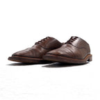 Tricker's x Margaret Howell Made in England Dress Shoes 24.5-25cm Brown Leather Goodyear Welt Straight Tip 6395