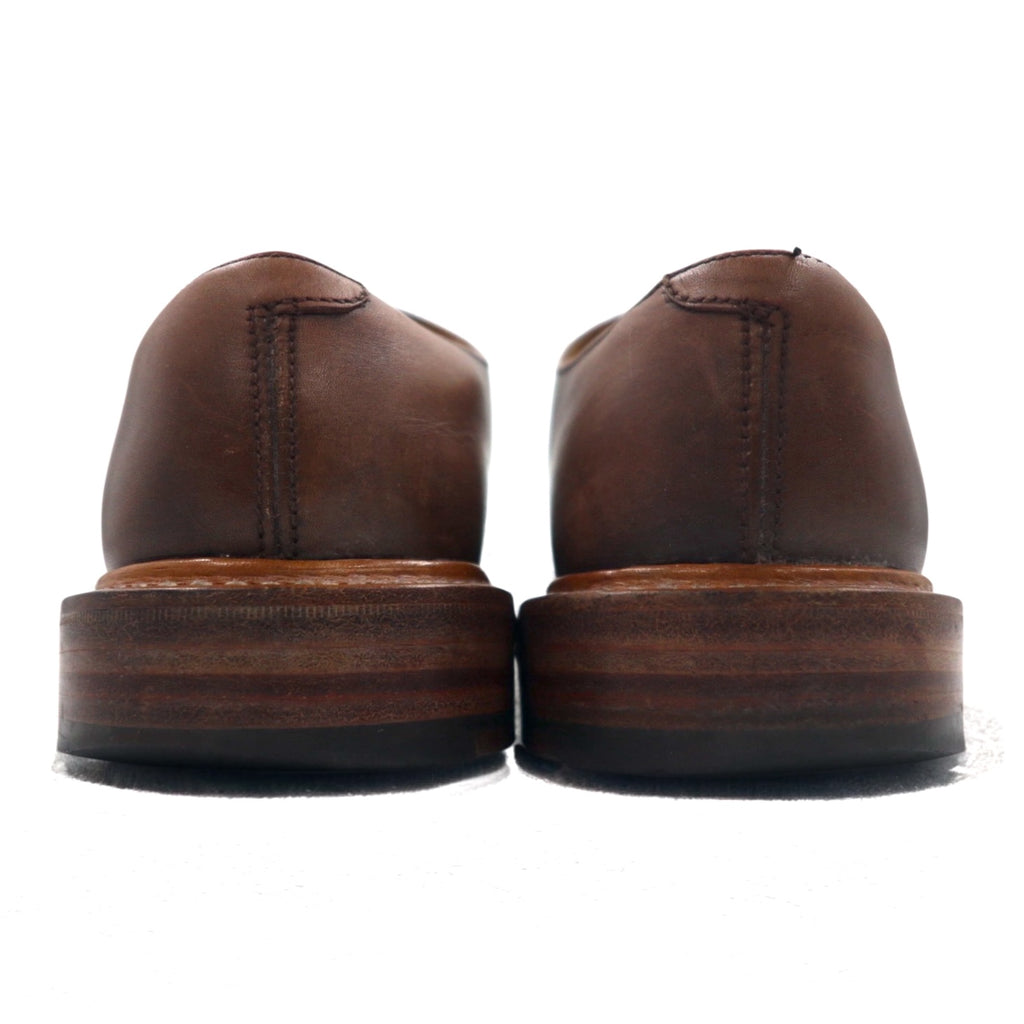 Tricker's x Margaret Howell Made in England Dress Shoes 24.5-25cm Brown Leather Goodyear Welt Straight Tip 6395
