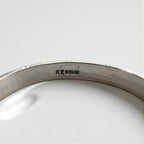 Navajo Indian Jewelry ナバホ族 Rick Enriquez バングル シルバー RE STERLING 刻印 カフ ブレスレット スタンプワーク インディアンジュエリー