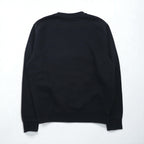 NIKE Crew Fleece Sweatshirt, Size Small, Black Cotton, JDI BSTR BV5090-010