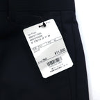 nano universe The 1st Floor スリム ストレッチ スラックス パンツ M ネイビー ストライプ NUF61LP0042H0 未使用品