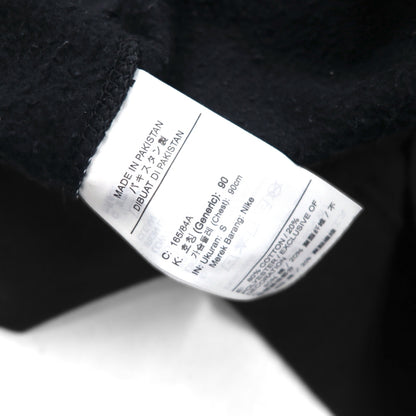 NIKE Crew Fleece Sweatshirt, Size Small, Black Cotton, JDI BSTR BV5090-010