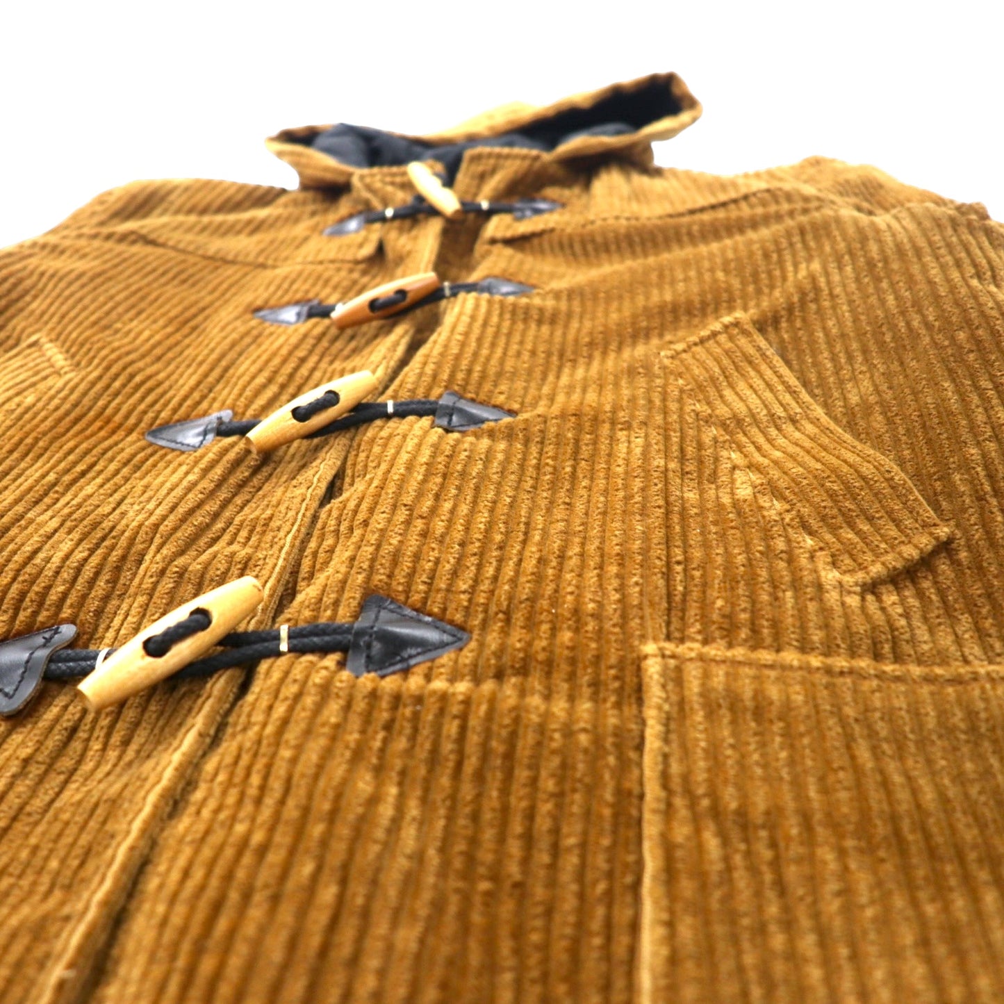 Schott USA製 コーデュロイ ダッフルコート 38 ブラウン コットン キルティングライナー 日本然リトテ