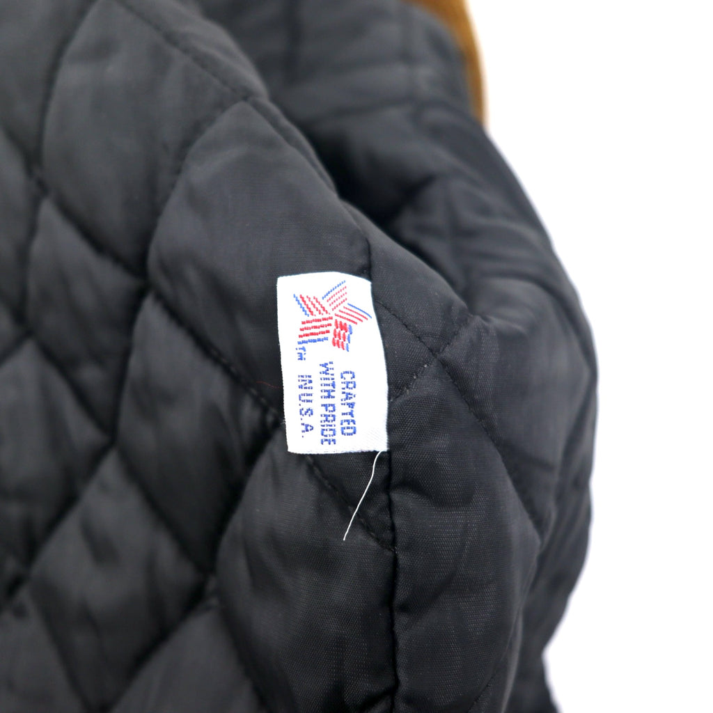 Schott USA Corduroy Duffel Coat 38 Brown Cotton Quilted Liner