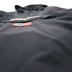 NAPAPIJRI Anorak Parka, Fleece-Lined, Half-Zip Nylon Jacket, Size L, Black, N0YGNJ