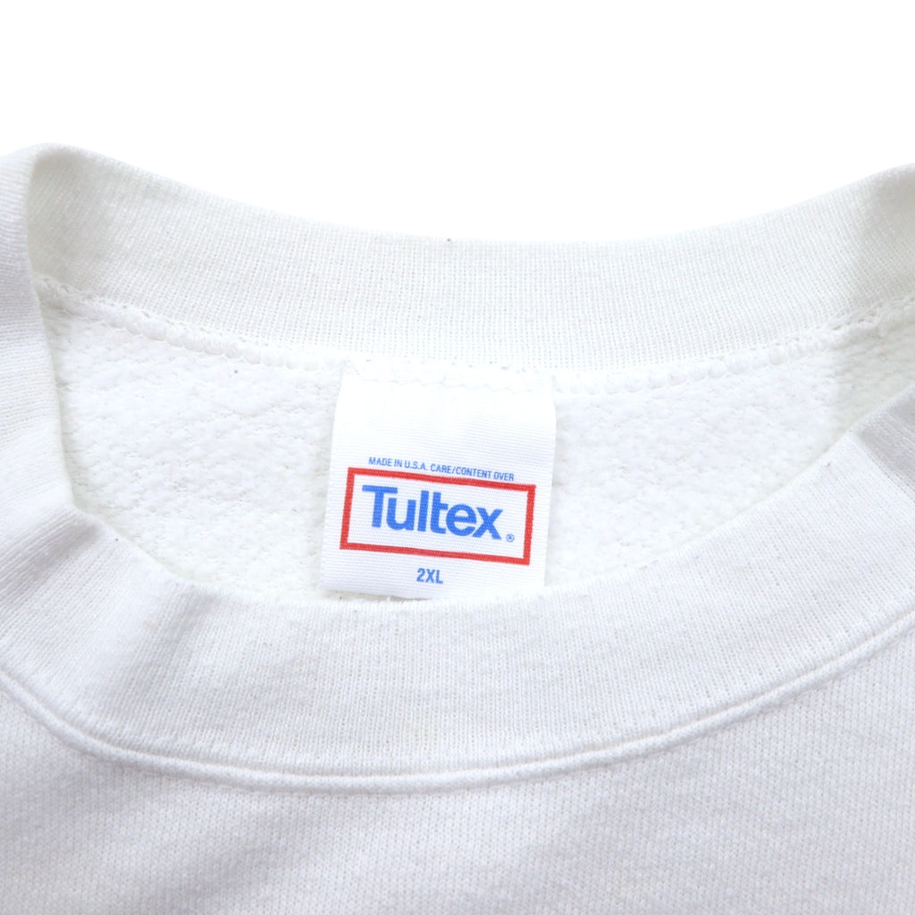 Made in USA 90s Tultex Printed Sweatshirt 2XL White Cotton USF&amp;F Sugar Bowl