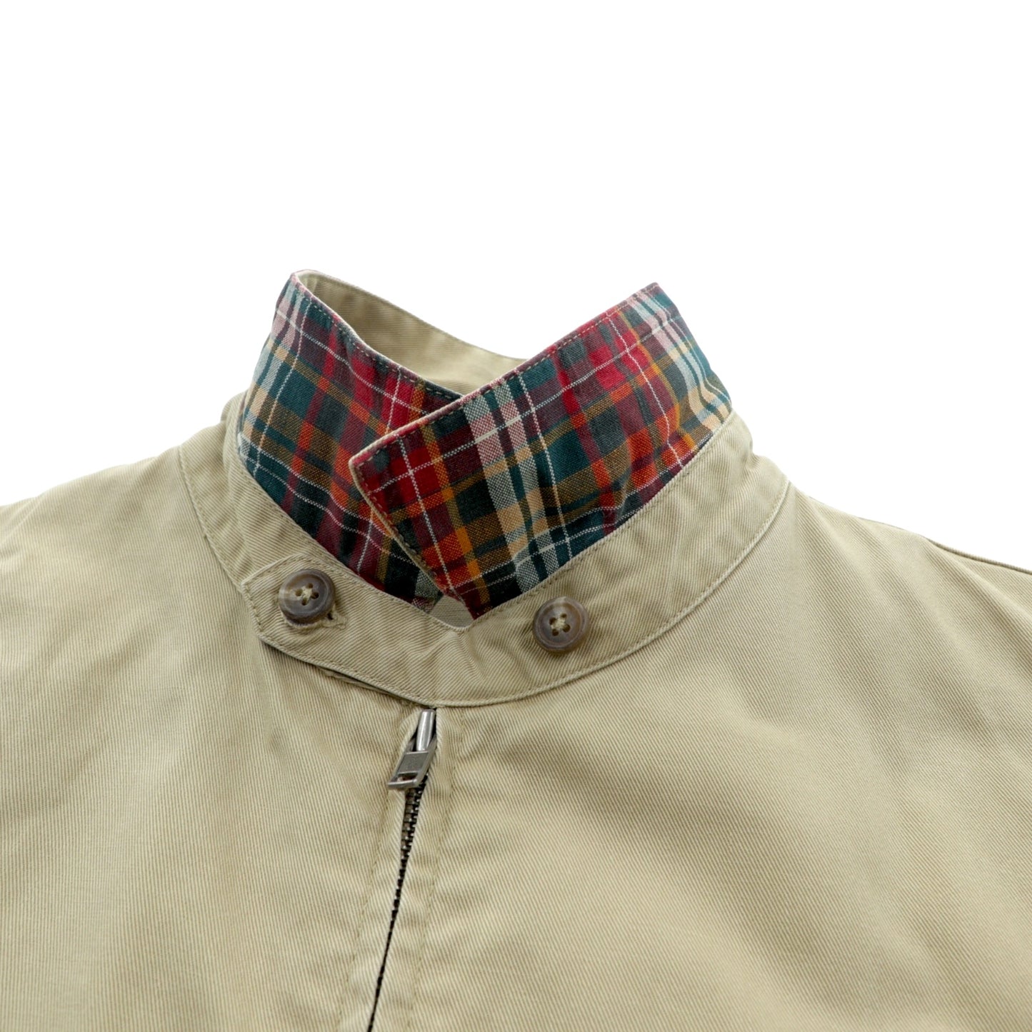 Polo Ralph Lauren 90年代 スウィングトップ ハリントンジャケット L ベージュ スモールポニー刺繍 チンストラップ