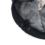 NAPAPIJRI Anorak Parka, Fleece-Lined, Half-Zip Nylon Jacket, Size L, Black, N0YGNJ