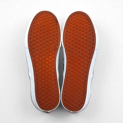 VANS スリッポン SLIP-ON チェッカーフラッグ スニーカー 27.5cm ホワイト ブラック キャンバス V98CLA