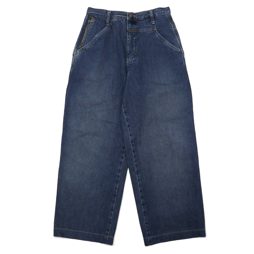 日本然リトテ-古着オンライン-MARITHE FRANCOIS GIRBAUD バギー テーパード デニムパンツ S ブルー コットン ジッパーフライ 日本製-MARITHE FRANCOIS GIRBAUD Baggy Tapered Denim Pants S Blue Cotton Zipper Fly Japan Made