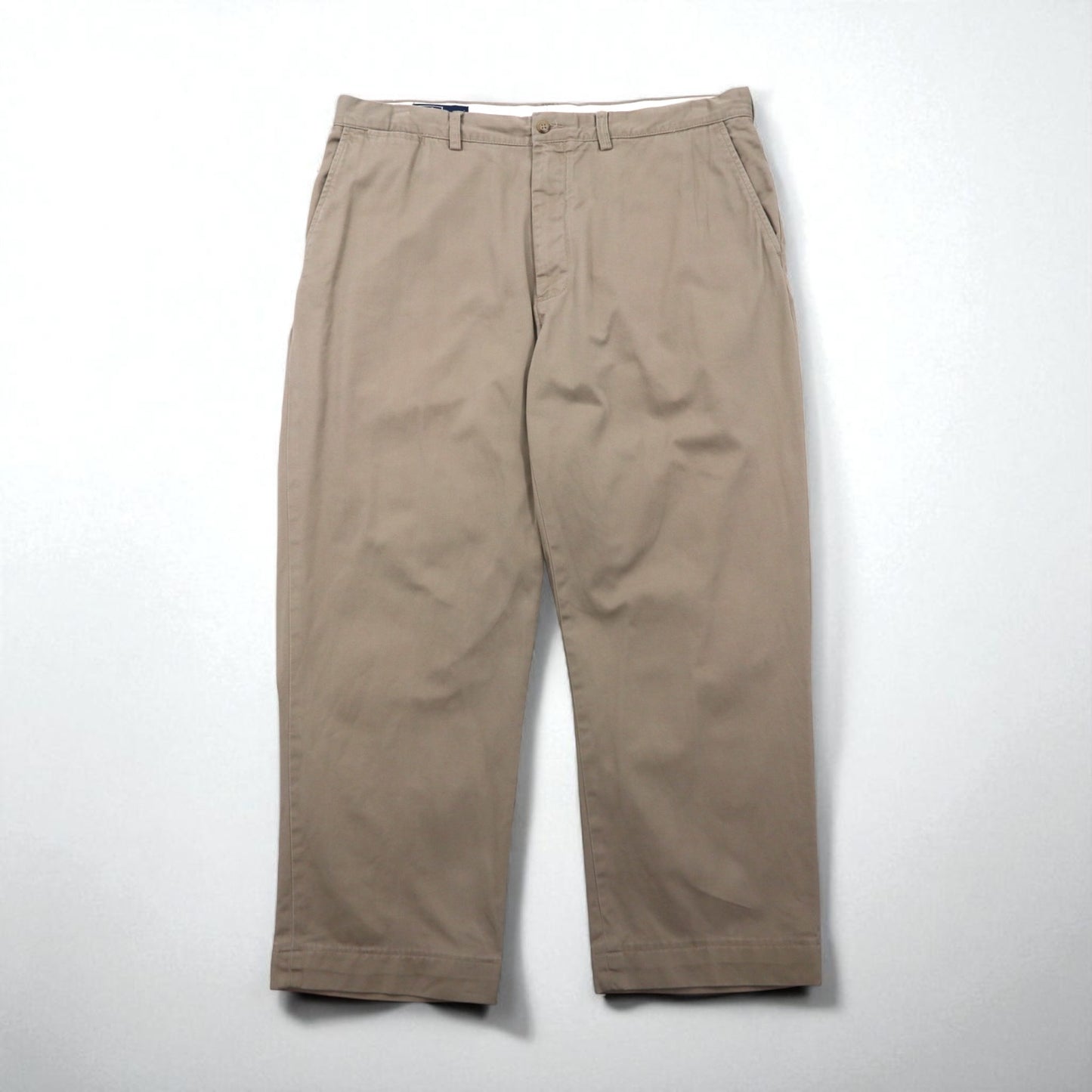 Polo Ralph Lauren 90年代 ポロチノ ワイド テーパード チノパンツ XL ベージュ CLASSIC POLO CHINO