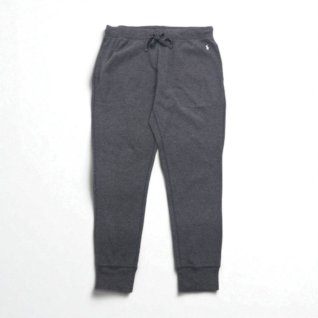 POLO RALPH LAUREN Thermal Easy Pants Jogger Pants XL Gray Small Pony Embroidery SLEEPWEAR