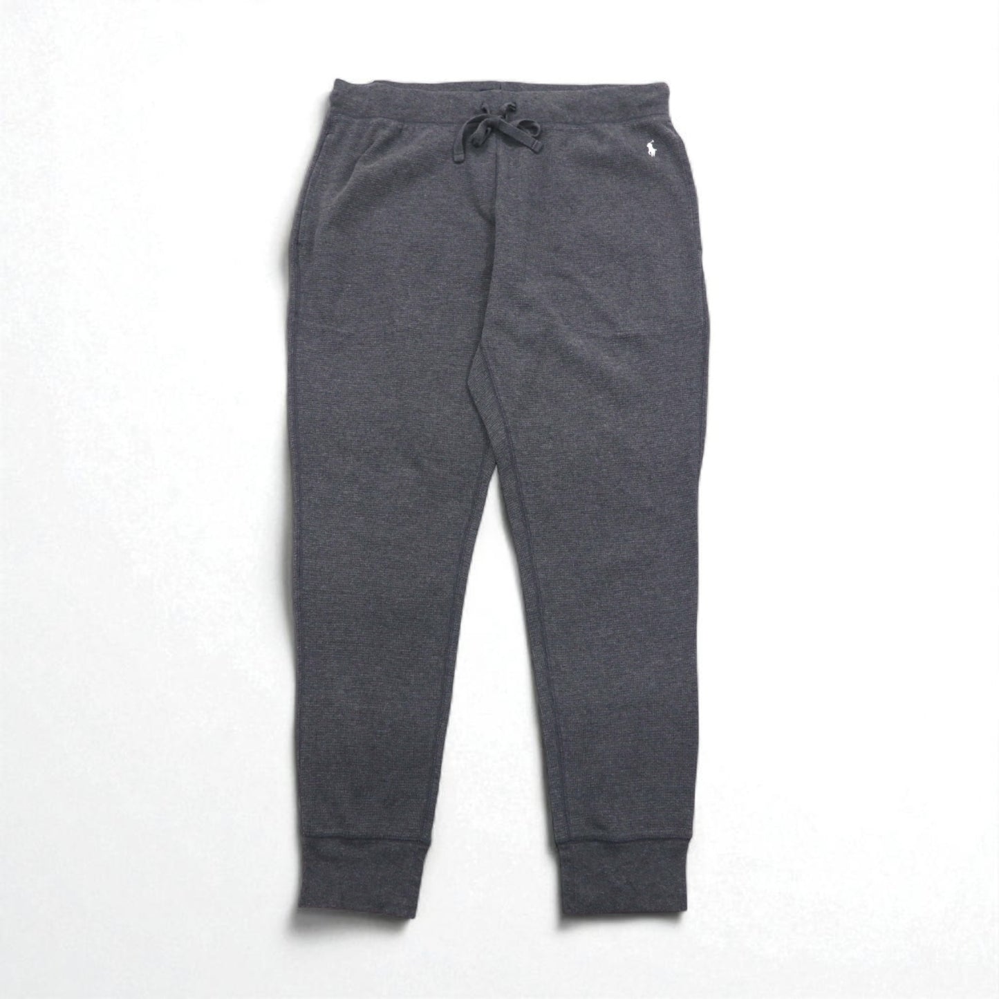 POLO RALPH LAUREN Thermal Easy Pants Jogger Pants XL Gray Small Pony Embroidery SLEEPWEAR