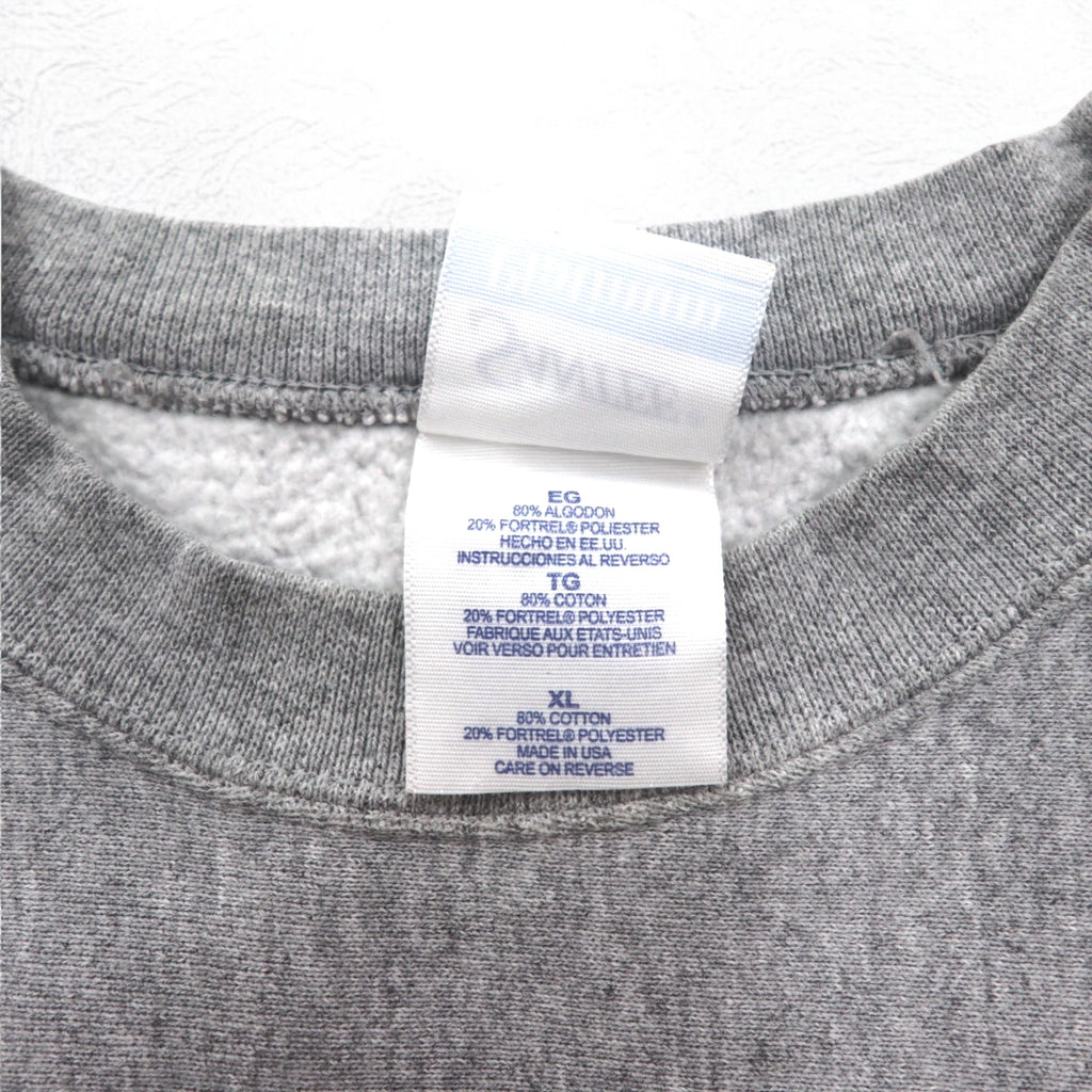 USA made 90s SANTEE PLATINUM Reverse Weave Sweatshirt XL Grey THE BUCK