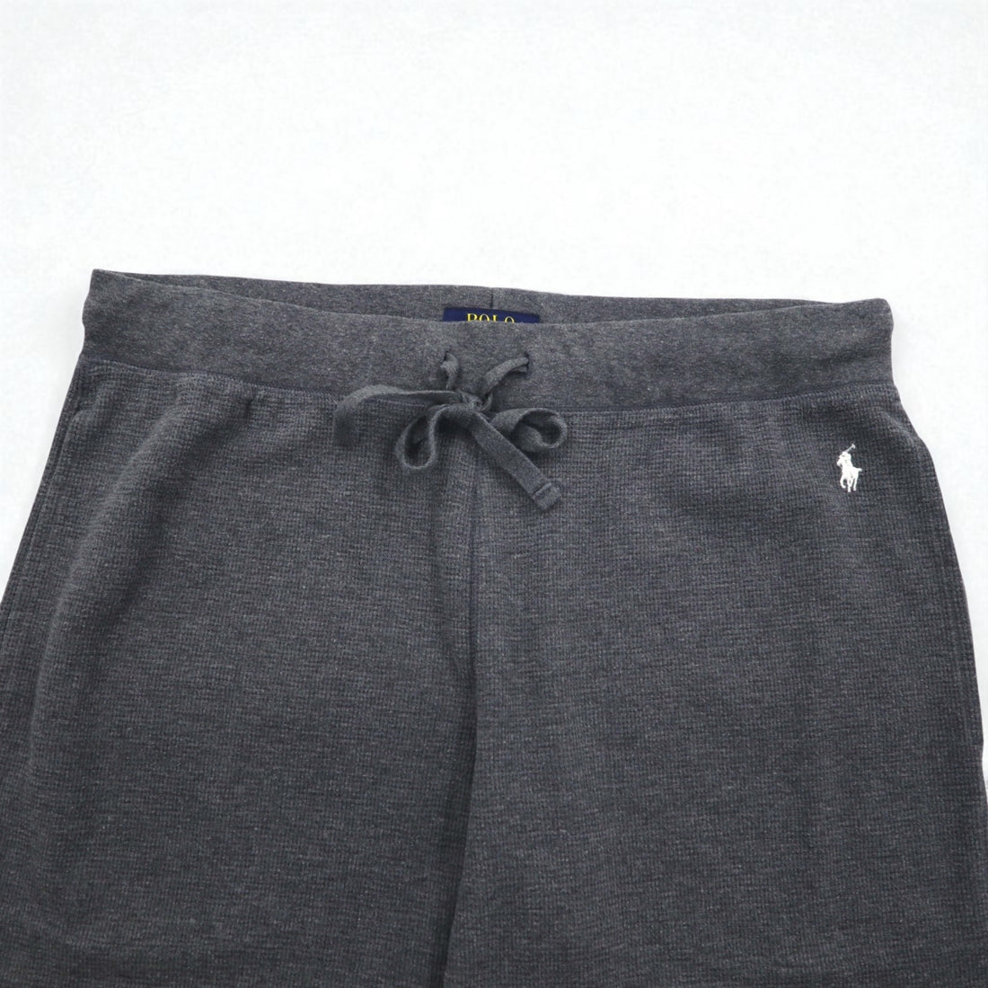 POLO RALPH LAUREN Thermal Easy Pants Jogger Pants XL Gray Small Pony Embroidery SLEEPWEAR