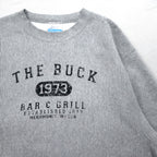 USA made 90s SANTEE PLATINUM Reverse Weave Sweatshirt XL Grey THE BUCK