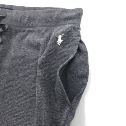 POLO RALPH LAUREN Thermal Easy Pants Jogger Pants XL Gray Small Pony Embroidery SLEEPWEAR