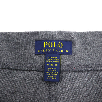 POLO RALPH LAUREN Thermal Easy Pants Jogger Pants XL Gray Small Pony Embroidery SLEEPWEAR