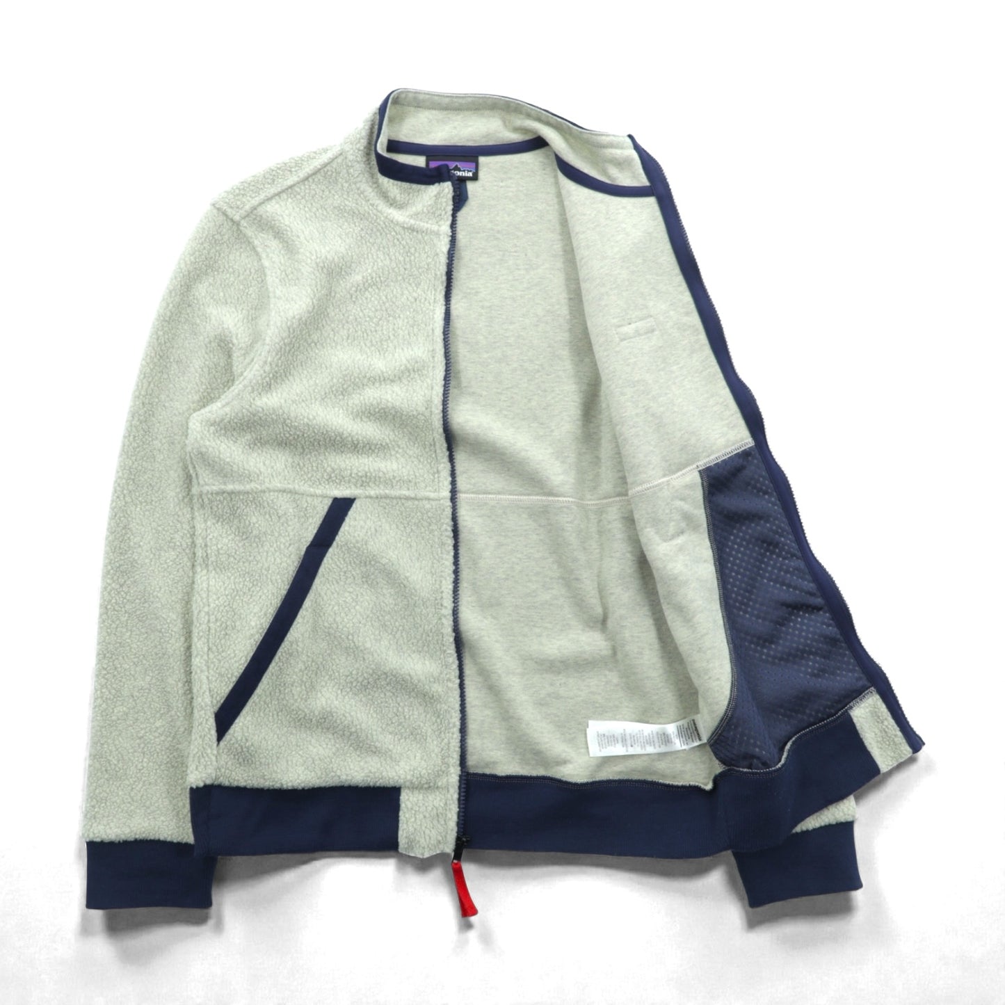 Patagonia シアーリングジャケット フルジップ ボア フリース S オートミール 26125 FA21 OAT