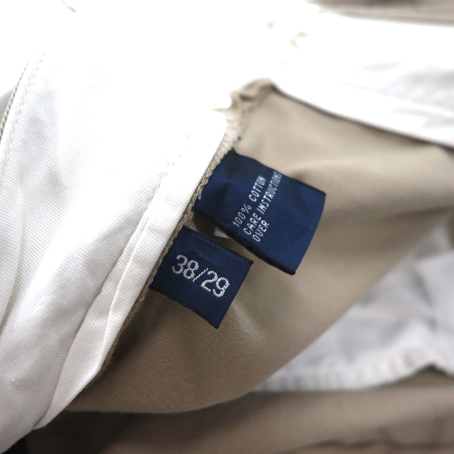 Polo Ralph Lauren 90年代 ポロチノ ワイド テーパード チノパンツ XL ベージュ CLASSIC POLO CHINO