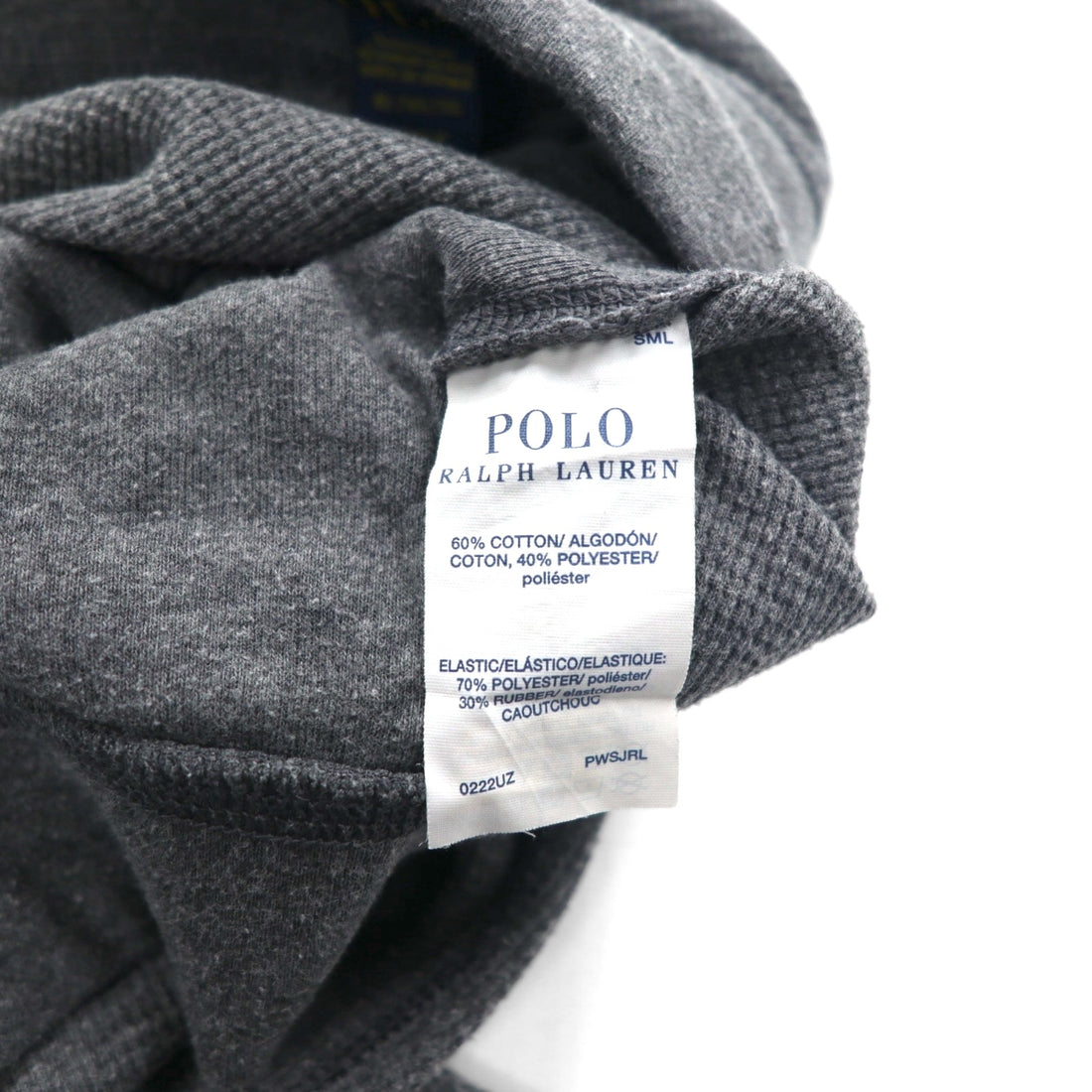 POLO RALPH LAUREN Thermal Easy Pants Jogger Pants XL Gray Small Pony Embroidery SLEEPWEAR
