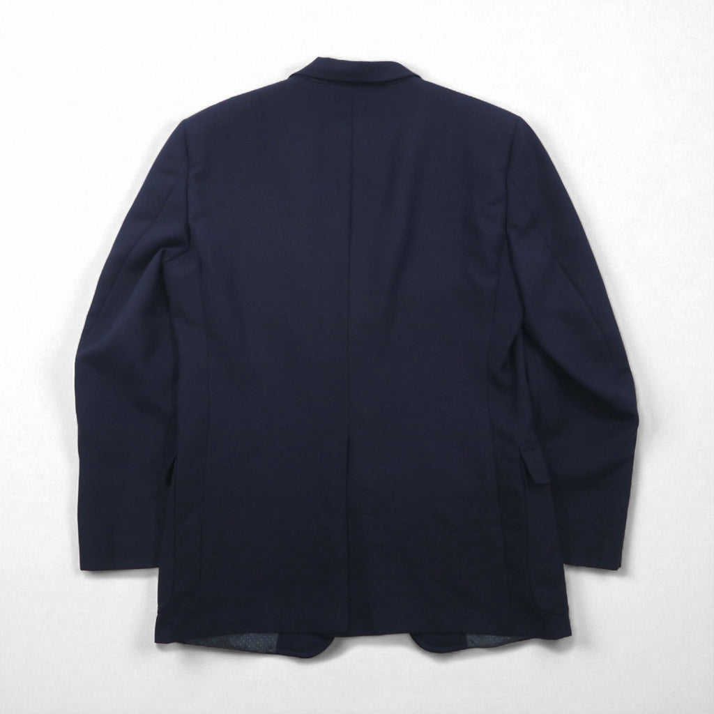 80s USA UNION MADE Vintage Navy Blazer Joshua Trent 80s USA Made 2B Tailored Jacket Size L Union Made ACTWU Tag Gold Buttons Navy Blazer