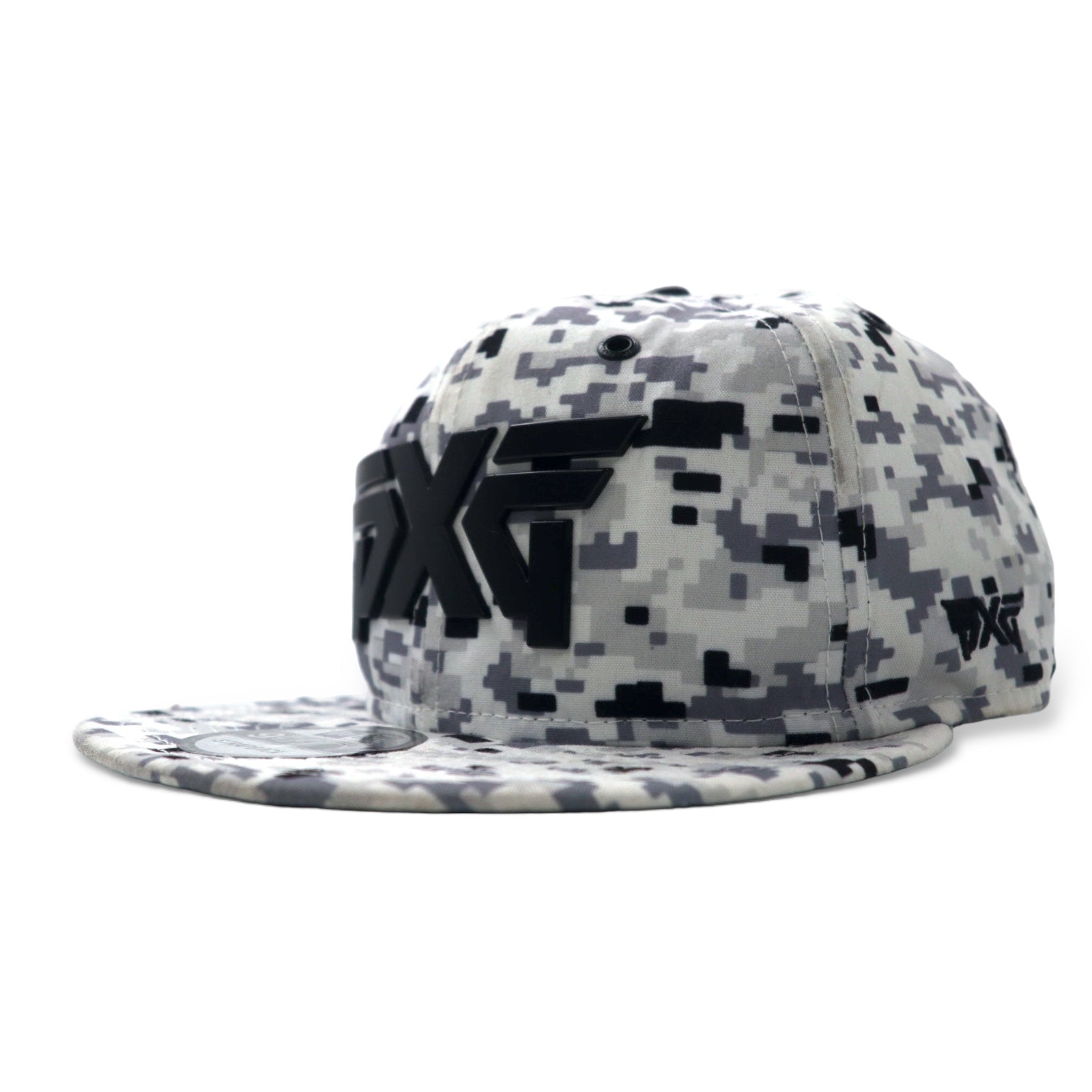 NEW ERA × PXG Baseball Cap ONE Snapback Gray Digital Camo Polyester Logo Plate FAIRWAY CAMO 9TWENTY CAP