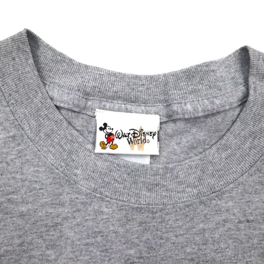 Walt Disney World 00年代 ディズニー ミッキーマウス 2000 ミレニアム Tシャツ M グレー 未使用品