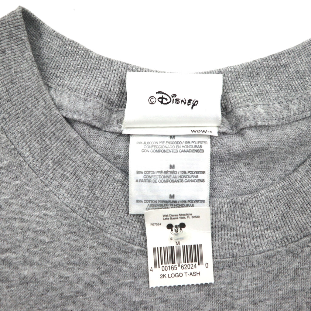 Walt Disney World 00年代 ディズニー ミッキーマウス 2000 ミレニアム Tシャツ M グレー 未使用品