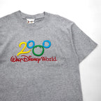 Walt Disney World 00年代 ディズニー ミッキーマウス 2000 ミレニアム Tシャツ M グレー 未使用品